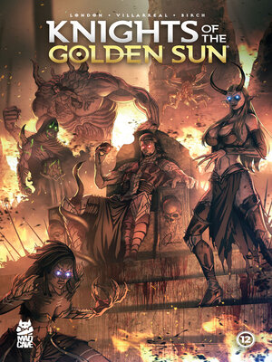 cover image of Knights of the Golden Sun (2018), Issue 12